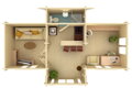 Záhradná chatka Anna 26.8 m²