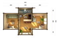 Záhradná chatka Anna 26.8 m²