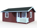 Záhradná chatka Sandra 21.5+3.7 m²