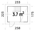 Domček Grete 3,7 m²