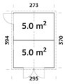 Drevárnička Dan 10,0 m²