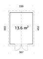 Kôlnička Martin 13,6 m²
