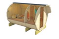 Barelová sauna 330 THERMOWOOD s kachľami na drevo